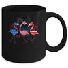Flamingo 4th Of July American Flag Flamingo Independence Mug | teecentury