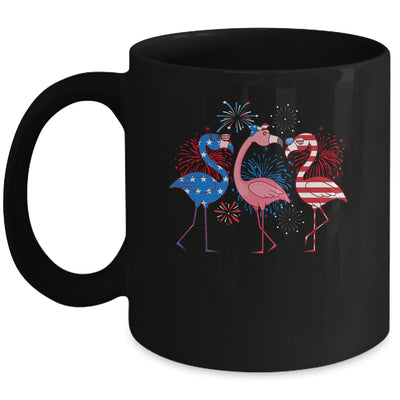 Flamingo 4th Of July American Flag Flamingo Independence Mug | teecentury