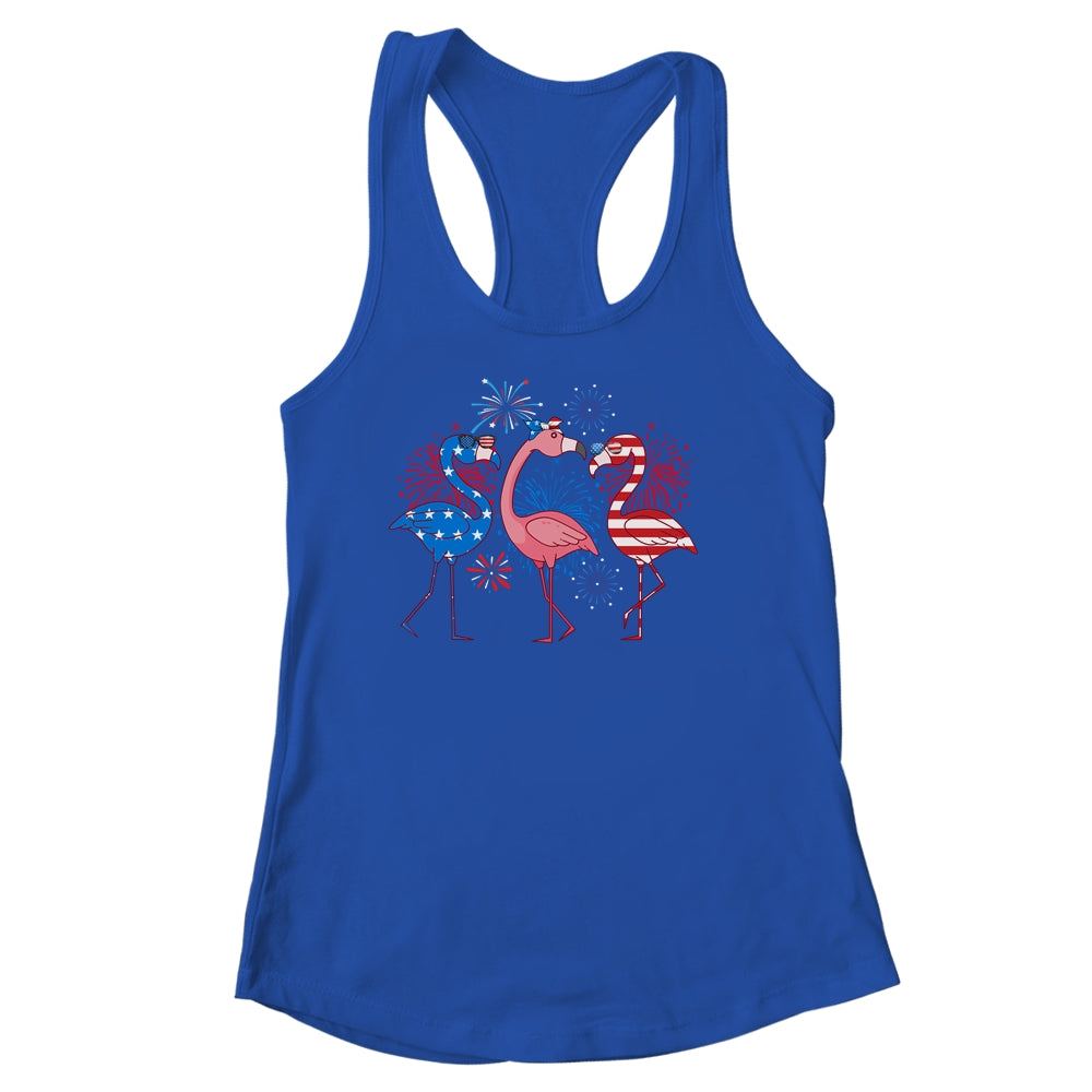 Flamingo 4th Of July American Flag Flamingo Independence Shirt & Tank Top | teecentury