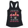 Flamingo A Woman Can Not Survive On Quilting Alone T-Shirt & Tank Top | Teecentury.com