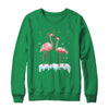 Flamingo Christmas Tree Santa Hat Light T-Shirt & Sweatshirt | Teecentury.com