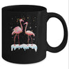 Flamingo Christmas Tree Santa Hat Light Mug Coffee Mug | Teecentury.com