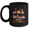 Flamingo Halloween Merry Christmas Happy Hallothanksmas Mug Coffee Mug | Teecentury.com