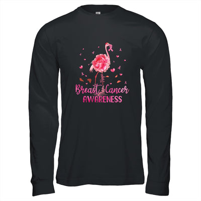 Flamingo Hope Flower Lover Breast Cancer Awareness T-Shirt & Hoodie | Teecentury.com