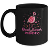 Flamingo Hope Flower Lover Breast Cancer Awareness Mug Coffee Mug | Teecentury.com