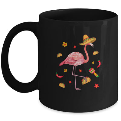 Flamingo Sombrero Tacos Cinco De Mayo Fiesta Mexican Mug Coffee Mug | Teecentury.com