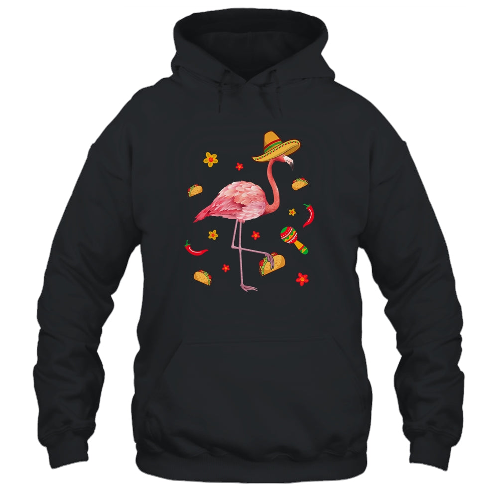 Flamingo Sombrero Tacos Cinco De Mayo Fiesta Mexican T-Shirt & Tank Top | Teecentury.com