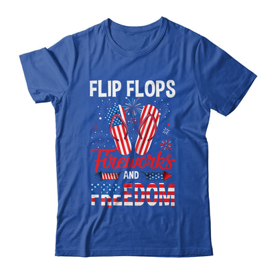 Flip Flop Fireworks And Freedom Independence Day July of 4th Shirt & Tank Top | teecentury