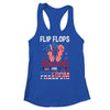 Flip Flop Fireworks And Freedom Independence Day July of 4th Shirt & Tank Top | teecentury