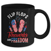 Flip Flops Fireworks And Freedom 4th Of July  Independence Mug | teecentury