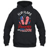 Flip Flops Fireworks And Freedom 4th Of July  Independence Shirt & Tank Top | teecentury