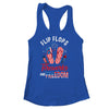 Flip Flops Fireworks And Freedom 4th Of July  Independence Shirt & Tank Top | teecentury