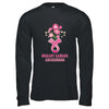 Flower Groovy Pink Ribbon Breast Cancer Awareness Month Shirt & Hoodie | teecentury