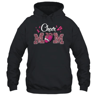 Football Cheer Mom Pink Leopard Breast Cancer Awareness T-Shirt & Hoodie | Teecentury.com