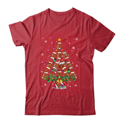 Football Christmas Tree Santa Pickleball X Mas Lights Shirt & Sweatshirt | teecentury