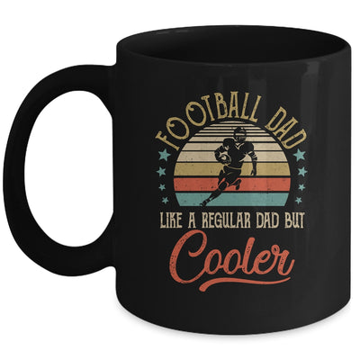 Football Dad Like A Regular Dad Cooler Vintage Fathers Day Mug Coffee Mug | Teecentury.com