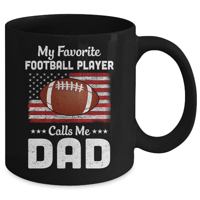 Football Dad My Favorite Football Player Calls Me Dad Mug Coffee Mug | Teecentury.com