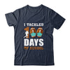 Football Masks Funny 100 Days Of School Teacher Boy T-Shirt & Hoodie | Teecentury.com