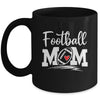 Football Mom Leopard Football Love Player Mug Coffee Mug | Teecentury.com