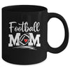 Football Mom Leopard Football Love Player Mug Coffee Mug | Teecentury.com