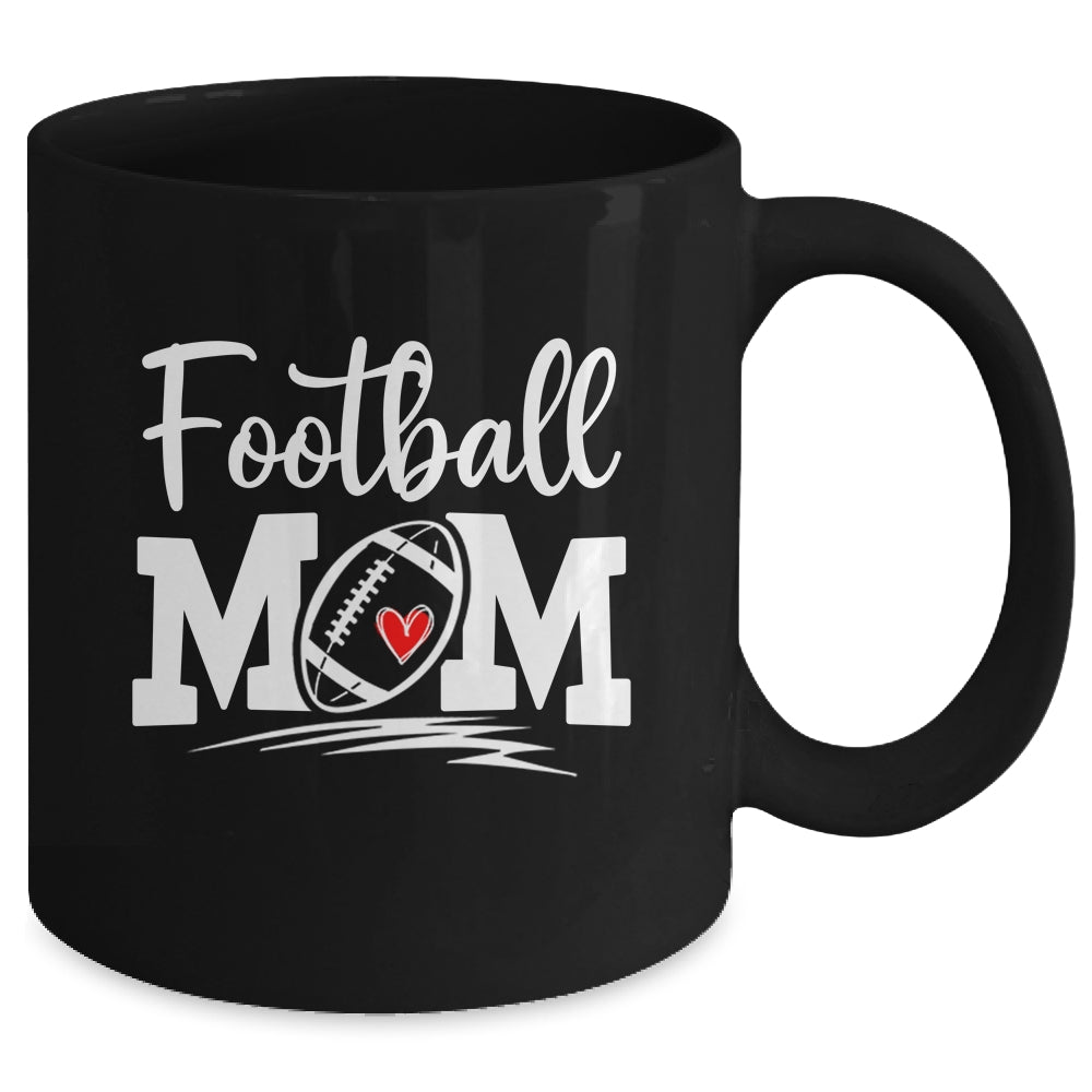Football Mom Leopard Football Love Player Mug Coffee Mug | Teecentury.com