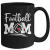 Football Mom Leopard Football Love Player Mug Coffee Mug | Teecentury.com