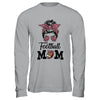 Football Mom Life Messy Bun Women Football Season T-Shirt & Hoodie | Teecentury.com