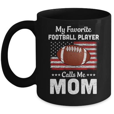 Football Mom My Favorite Football Player Calls Me Mom Mug Coffee Mug | Teecentury.com