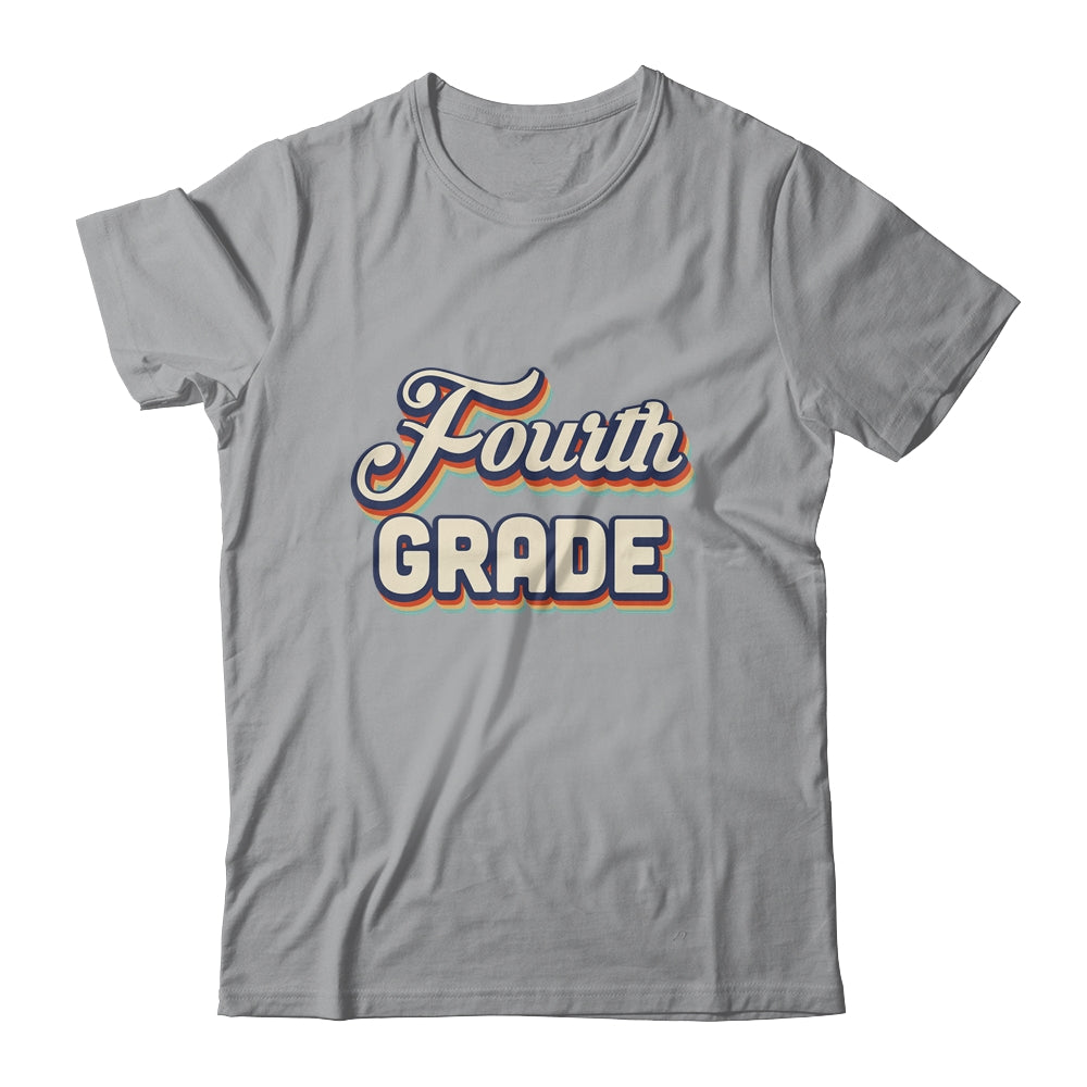 Fourth Grade Teacher Retro Vintage 4th Grade Teacher Team T-Shirt & Hoodie | Teecentury.com