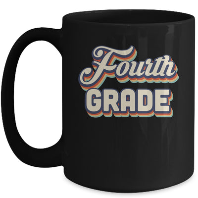 Fourth Grade Teacher Retro Vintage 4th Grade Teacher Team Mug Coffee Mug | Teecentury.com