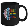 Free Aunt Hugs LGBT LGBTQ Gay Pride Rainbow Sunflower Mug | teecentury
