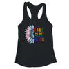 Free Aunt Hugs LGBT LGBTQ Gay Pride Rainbow Sunflower Shirt & Tank Top | teecentury