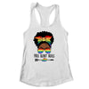 Free Aunt Hugs Messy Bun LGBT Pride Month LGBTQ Black Women Shirt & Tank Top | teecentury