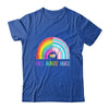Free Auntie Hugs Gay Pride LGBTQ LGBT Rainbow Mothers Day Shirt & Tank Top | teecentury