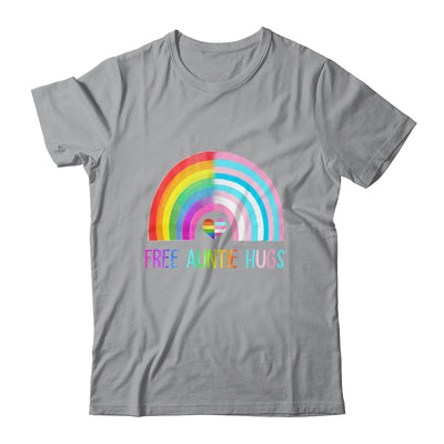 Free Auntie Hugs Gay Pride LGBTQ LGBT Rainbow Mothers Day Shirt & Tank Top | teecentury
