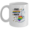 Free Auntie Hugs Rainbow Elephant LGBT Pride Month Mug | teecentury
