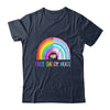 Free Daddy Hugs Gay Pride LGBTQ LGBT Rainbow Fathers Day Shirt & Tank Top | teecentury