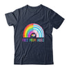 Free Mom Hugs Gay Pride LGBTQ LGBT Rainbow Mothers Day Shirt & Tank Top | teecentury