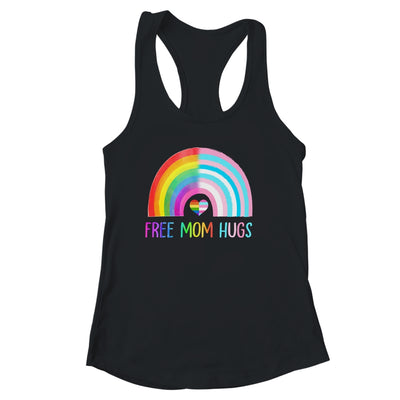 Free Mom Hugs Gay Pride LGBTQ LGBT Rainbow Mothers Day Shirt & Tank Top | teecentury