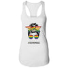 Free Mom Hugs Messy Bun LGBT Pride Rainbow T-Shirt & Tank Top | Teecentury.com