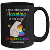 Free Mom Hugs Proud Bear Rainbow LGBT Gay Pride LGBTQ Mug | teecentury