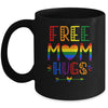 Free Mom Hugs Rainbow Heart LGBT Pride Month Mug Coffee Mug | Teecentury.com