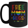 Free Mom Hugs Rainbow Heart LGBT Pride Month Mug Coffee Mug | Teecentury.com