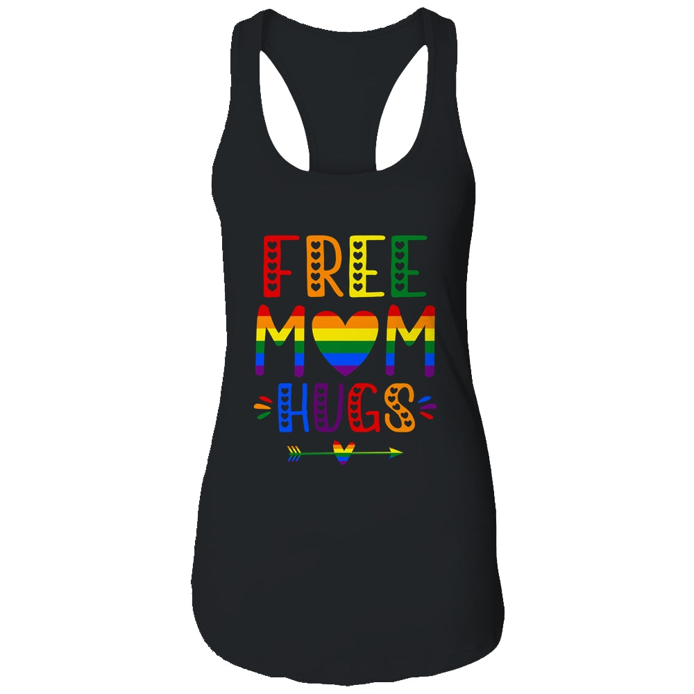 Free Mom Hugs Rainbow Heart LGBT Pride Month T-Shirt & Tank Top | Teecentury.com
