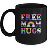 Free Mom Hugs Rainbow LGBT Lesbian Gay Pride Month Mug | teecentury