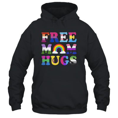 Free Mom Hugs Rainbow LGBT Lesbian Gay Pride Month Shirt & Tank Top | teecentury