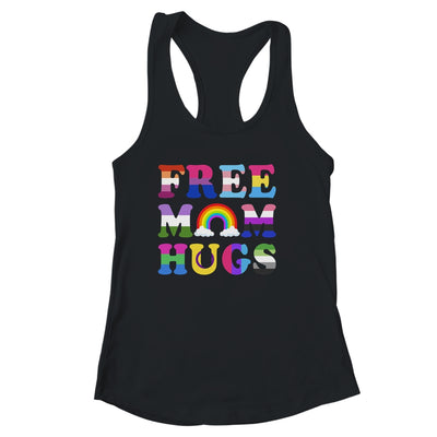 Free Mom Hugs Rainbow LGBT Lesbian Gay Pride Month Shirt & Tank Top | teecentury