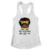 Free Sister Hugs Messy Bun LGBT Pride Month Black Women Shirt & Tank Top | teecentury
