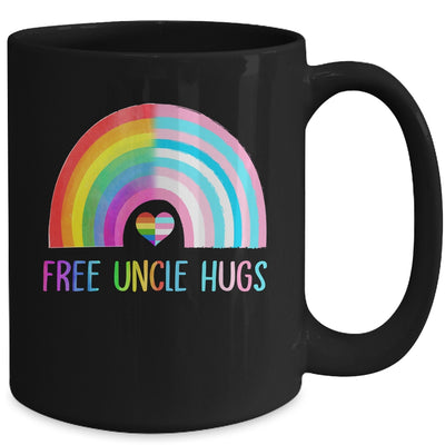 Free Uncle Hugs Gay Pride LGBTQ LGBT Rainbow Fathers Day Mug | teecentury
