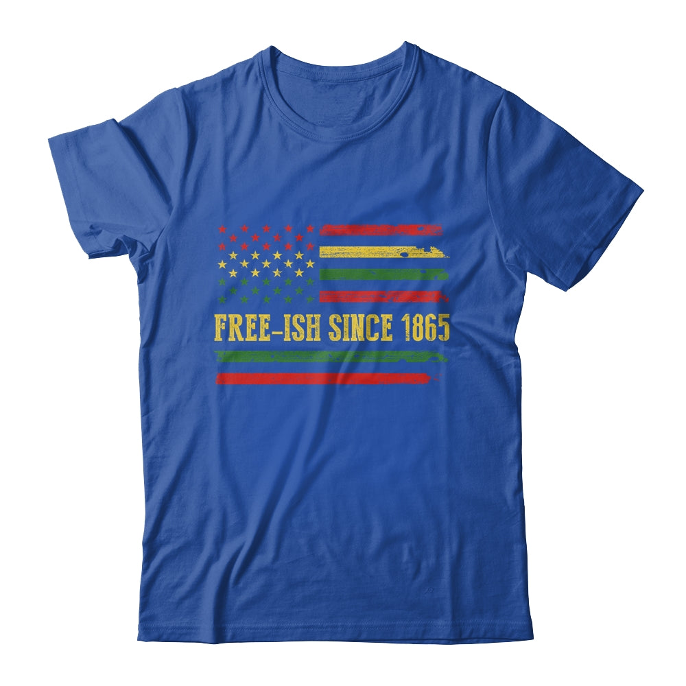Freeish Since 1865 Juneteenth Black History Flag African T-Shirt & Hoodie | Teecentury.com